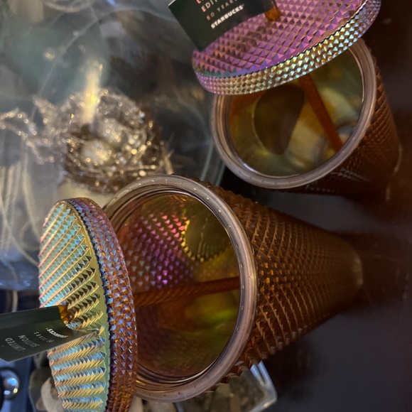 Starbucks 50th anniversary honeycomb studded set